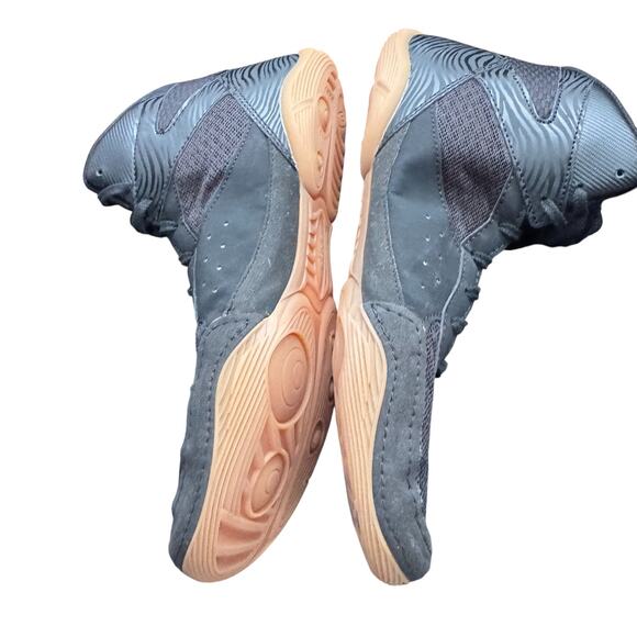 ASICS Matflex 7 Wrestling Shoes Men 10.5 Black Synthetic Performance 1081A051 - Picture 6 of 9